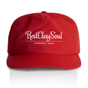 Red Clay Soul Summer '26 Nylon Surf Cap (Red)