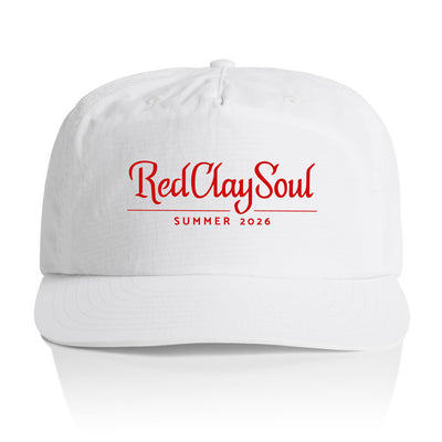 Red Clay Soul Summer '26 Nylon Surf Cap (White)