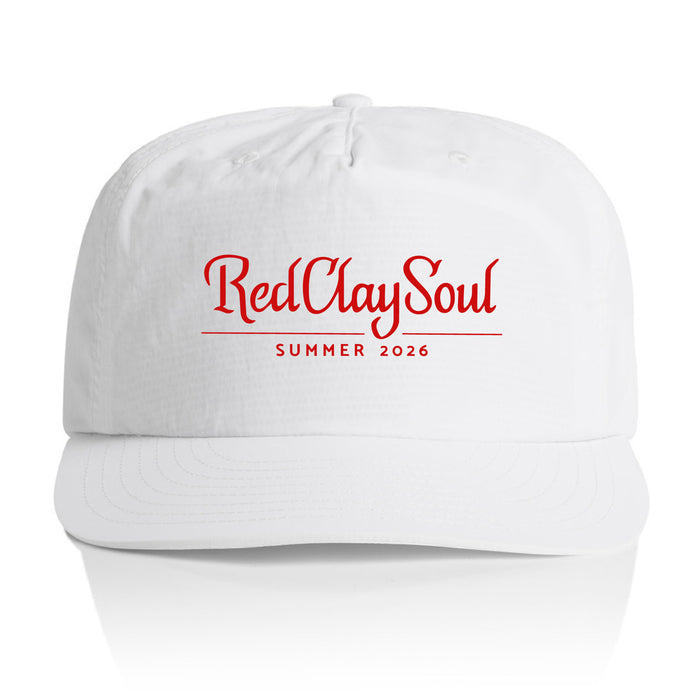 Red Clay Soul Summer '26 Nylon Surf Cap (White)