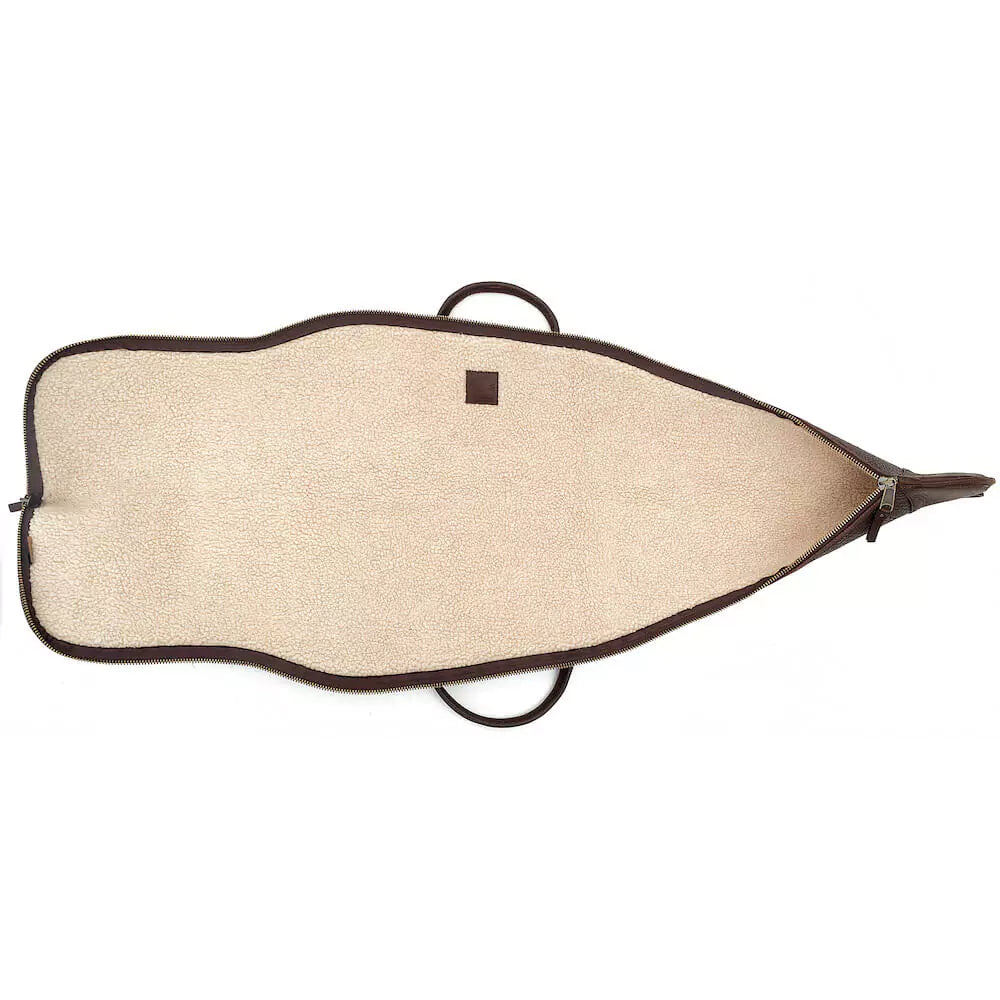 White Wing Leather Hunting Rifle Case