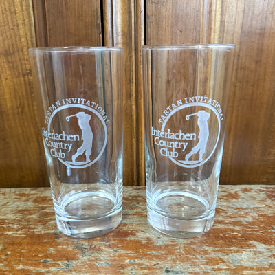 2 Interlachen Country Club - Tartan Classic Collins / Water Glasses