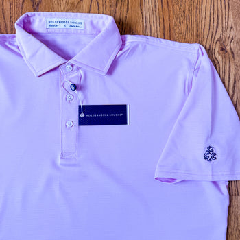 Holderness & Bourne X RCS Holland Polo - Heathered Scotch Pink