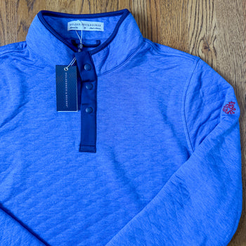 Holderness & Bourne X RCS Sullivan Pullover - Heathered Marlin Blue & Navy