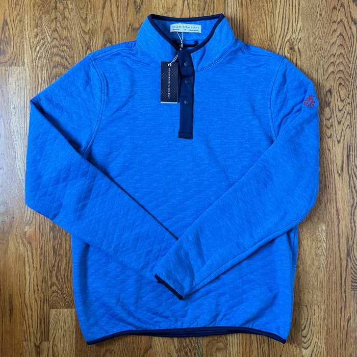 Holderness & Bourne X RCS Sullivan Pullover - Heathered Marlin Blue & Navy