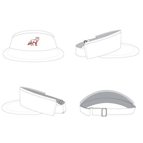 RCS Fox Tour Visor (White)