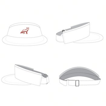 RCS Fox Tour Visor (White)